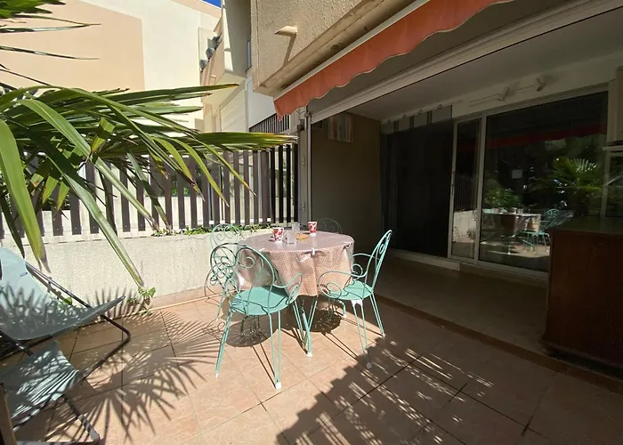 Sol-Y-Days Los Amigos, Studio 4 Couchages En Rez-De-Jardin, Avec Grande Terrasse Et Parking, A 250M De La Plage