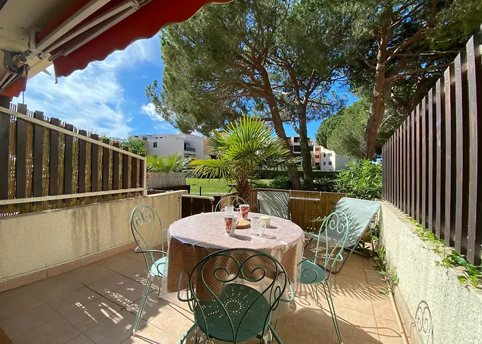 Sol-Y-Days Los Amigos, Studio 4 Couchages En Rez-De-Jardin, Avec Grande Terrasse Et Parking, A 250M De La Plage