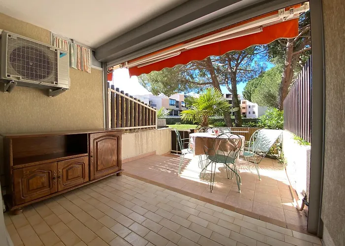 Sol-Y-Days Los Amigos, Studio 4 Couchages En Rez-De-Jardin, Avec Grande Terrasse Et Parking, A 250M De La Plage